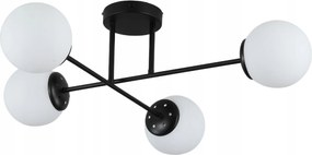 Függőlámpa Mennyezeti Csillár Gömbök fekete Modern Led tej