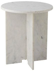 Márvány kerek tárolóasztal ø 46 cm Jasmia – Bloomingville