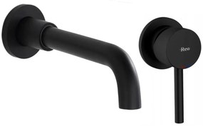Falra szerelhető csaptelep Rea Lungo LONG black mat + box