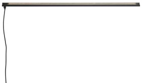 Modern fekete fali lámpa LED-del - Letterbox