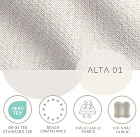 Krémszínű ágyneműtartós boxspring ágy 200x200 cm Blend – Maison de Rêve