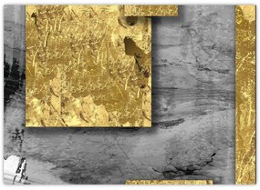 Kép - Arany négyzetek N⁰2 (70x50 cm)