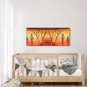 Kép - afrikai szavanna (120x50 cm)