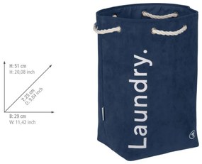 Sötétkék textil szennyeskosár 35,5 l Tom Tailor – Wenko