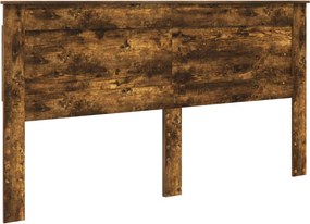 vidaXL Fejtámla fejtámlával Füstölt tölgy 180 cm Faanyag