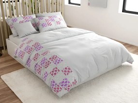 Mikroszatén ágyneműhuzat VELLARI, világosszürke Ágyneműhuzat mérete: 70 x 90 cm | 140 x 200 cm