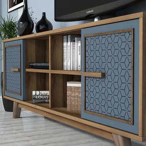 Ayla - Walnut, Blue