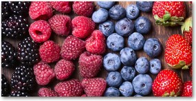 Fotó kép edzett üveg Erdei gyümölcsök 140x70