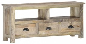 tömör mangófa TV-szekrény 110 x 30 x 50 cm