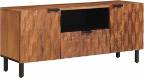 vidaXL TV szekrény Akácbarna felület 105 x 33 x 46 cm Tömör Mangófát