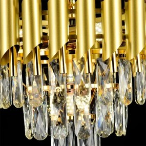 Brilagi - Felületre szerelt csillár ECLIPSE 5xE14/10W/230V Ø 38 cm arany