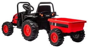 Elektromos vontató pótkocsival Milly Mally Farmer piros