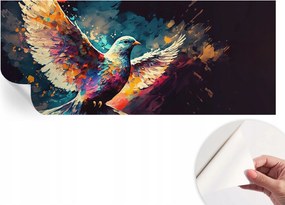 Fotótapéta Fali tapéta Hálószobába és Nappaliba Színes madár 250x104 cm