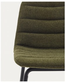 Sötétzöld bárszék szett 2 db-os 92,5 cm Zunilda – Kave Home