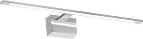 EUROLAMP ARTE ILLUMINA Zenglow Fali lámpa Fürdőszoba Tükör világító beépített LED 16W 3CCT 780mm (base 15X15cm) IP44 CHROME