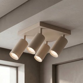 Brilagi - SELE SQUARE spotlámpa 4xGU10/30W/230V bézs