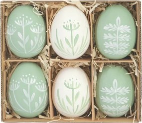 Húsvéti tojás natúr kifújt gallyak 6db