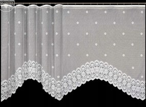 Mg Függöny jacquard 4557 hullám Fehér 300x160 kész Bt