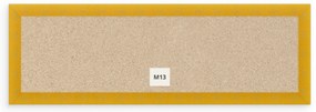 Bársony kárpitozott panel - Téglalap - 90x15cm Szín: Szürke