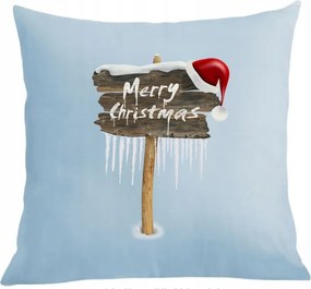 Párna párnahuzat nyomtatás Karácsonyi jel Merry Christmas Tökéletes Ajándék