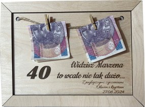 Születésnapi Ajándék 18 30 40 50 60 70 80 Keret Egyáltalán Nem Olyan Sok