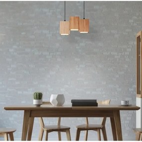 Ledvance - LED Dimmelhető csillár zsinóron DECOR WOOD 3xLED/7W/230V Wi-Fi