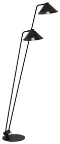 Argon 7075 - Állólámpa GABIAN 2xE27/15W/230V fekete