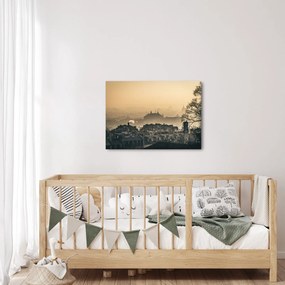 Kép - Város köd alatt (70x50 cm)
