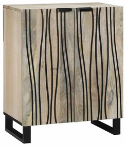 Széf Fehér 60 x 33.5 x 75 cm Tömör mangófa