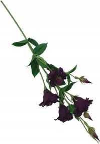 Eustoma ág 80 cm sötét lila művirág