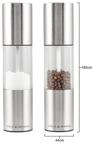 Cole&Mason - Só- és borsdaráló készlet OSLO 2 db 18,5 cm