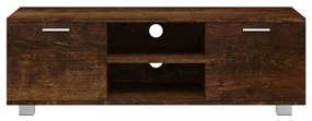 füstös tölgy színű szerelt fa TV-szekrény 120 x 40,5 x 35 cm