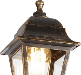 Klasszikus lámpa antik arany 3-lámpás IP44 - Capital