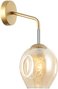 Italux modern fali lámpa borgo mézédes arany itxwl-30843-1 gd+amb