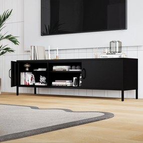 XL ROSARIA RTV SZEKRÉNY – FEKETE (1700 x 400 x 500)