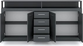 BLAGO komód 190 cm antracit