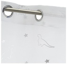 Fehér-ezüstszínű fényáteresztő függöny 140x260 cm Dinos – Casa Selección