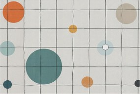 Dekoratív Fotótapéta Hálószobába Színes körök 104x70 Ragasztó