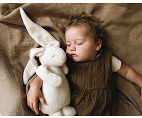 Moonie - Snuggle buddy dallammal és világítással nyuszi 2.0 organic cappuccino