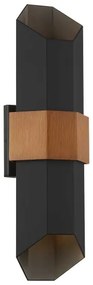 Quoizel QZ-CHASM-L-BKW - LED Kültéri lámpa CHASM 2xLED/9,5W/230V IP44