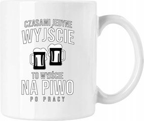 Sörös bögre vicces fehér 330ml