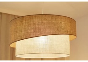 Brilagi - SHINE lógó 1xE27/15W/230V, 50 cm, bézs/krém