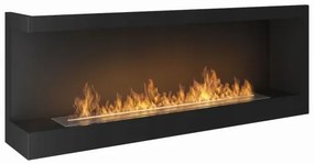 InFire - Sarok BIO kandalló 45x120 cm 3kW fekete