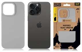 Tactical MagForce Velvet Smoothie Apple iPhone 15 Pro Max MagSafe tok, Foggy, világosszürke