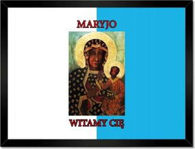 Poszterek keretben 40x30 Mária Üdvözöllek Mária