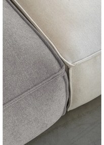 Világosszürke sarokkanapé (jobb oldali) Flex Felix – Miuform