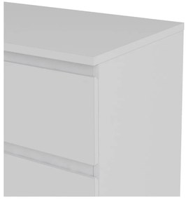 Fehér alacsony komód 77x84 cm Nova – Tvilum