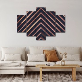 Egy fa motívum képe fekete alapon (150x105 cm)
