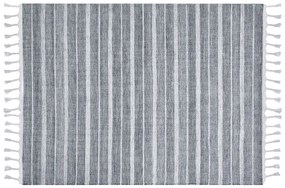 Fehér és világosszürke szőnyeg 160 x 230 cm BADEMLI Beliani