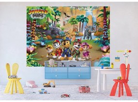 Gyerek fotótapéta Paw Patrol Jungle Pups 252 x 182cm, 4 darab